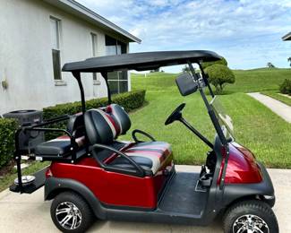 2015 Red Club Car Precedent Golf Cart, $5,000