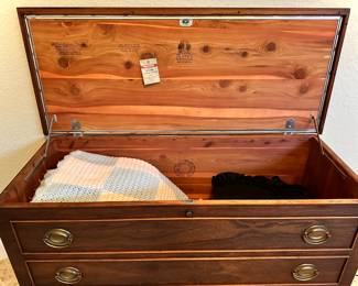 Vintage Lane Cedar Chest, 43 1/2" w x 28 1/2" h x 18" d, $125