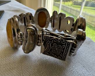 Sterling Silver Clasp Bracelet