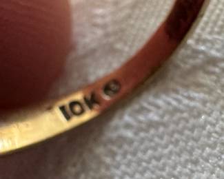10K Gold with Signet Ring