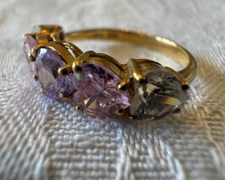 10K Gold & Amethyst Ring