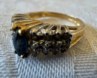 14K Gold & Onyx Ring