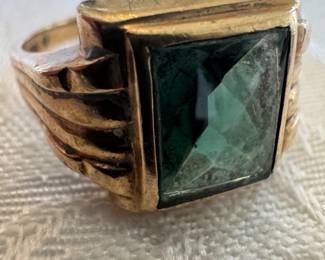 10K Gold with Signet Ring