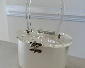 Vintage Charles Kahn Lucite Purse