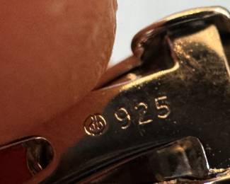 Sterling Silver "C" Cufflinks