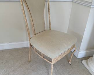 Cramco Inc. Upholstered Metal Framed Dining Chairs (4 Total)