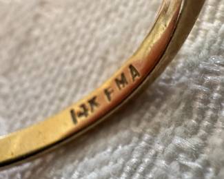 14K Gold & Sapphire Ring