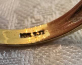 10K Gold & Tormaline Ring