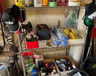 Large Collection of Chemicals & Garage Items