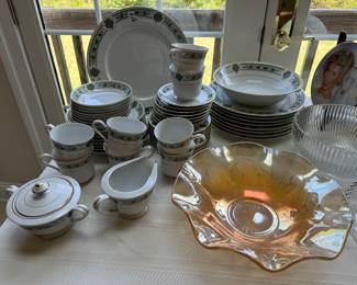 Collection of China and Depression Glass