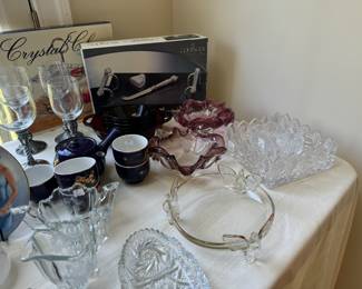 Collection of Glass & Crystal 