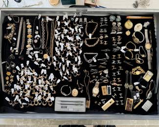 Large Selection of Gold, Silver, Watches, Lighters & Costume Jewelry
