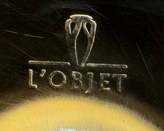 L'objet 24K Gold Plated Candlesticks