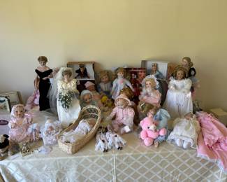 Large Collection of Dolls