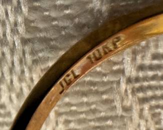 10K Gold & Ruby Cluster Ring