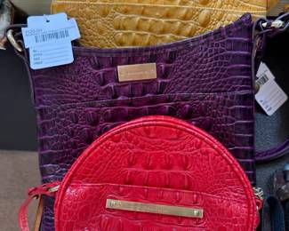 Brahmin Belle Red Shoulder Bag, Brahmin Jody Yellow Crossbody
