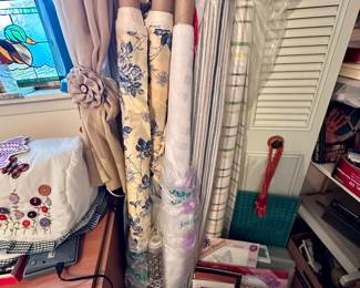 Home decor fabrics.