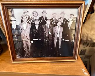 Framed men's photograph - 1940's?