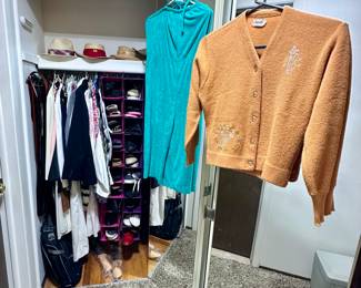 Closets full of clothes & shoes!