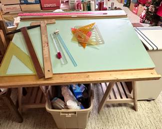 Old school drafting table.