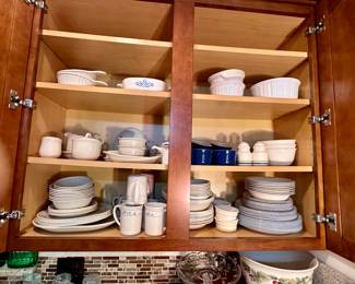 Corning Ware, Le Creuset, and more everyday dishes.