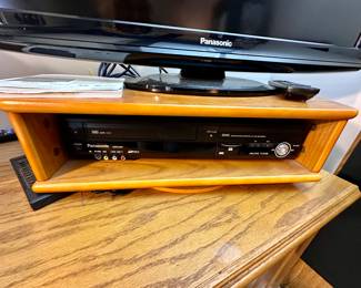 Panasonic VHS & DVD player.