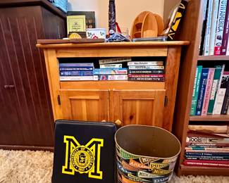 Vintage collegiate items.