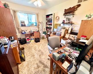 Office & sewing room.