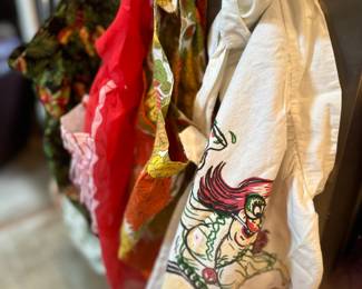 Vintage kitchen aprons.