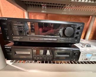 Sony cd player & cassette player.