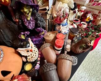 Halloween & fall theme decor.