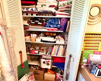 Sewing fabrics & notions.