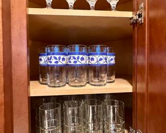 Many glasses to choose from!