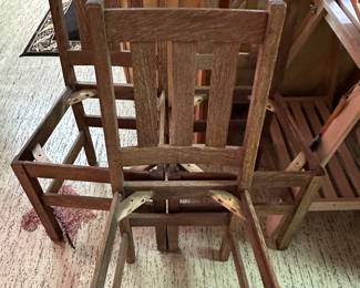 Project furniture, chair frames.