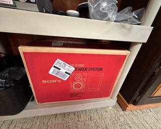 Sony speaker system.