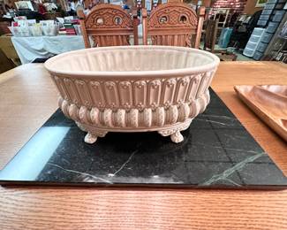 Fitz & Floyd centerpiece bowl.