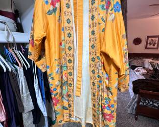 Kimono robe.