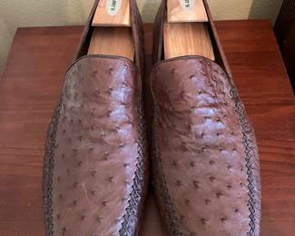 Mezlan Genuine Ostrich Loafers Size 15