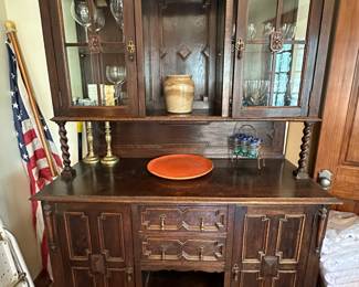 Antique English Cupboard 