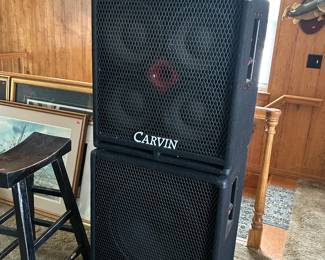 Carvin 4 cab speaker, bass and amp