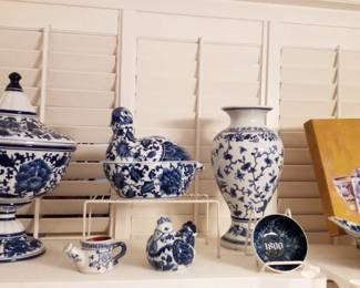 blue and white, Delft, Blue willow