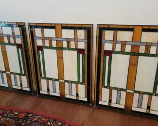 Stained glass panels