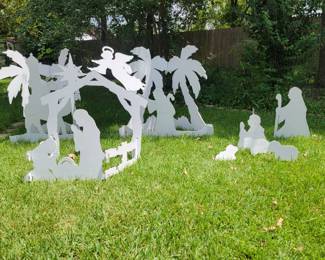 Nativity Lawn Figure set