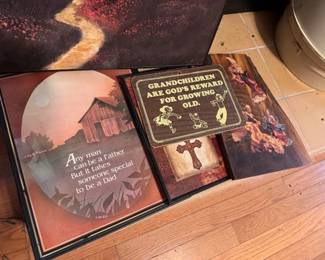 LOT OF PRINTS AND DECOR