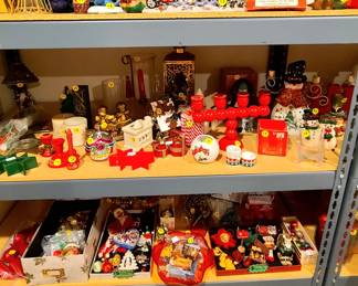 Visit the Christmas Room!! Vintage Christmas, Scandinavian Christmas collections, trees, decor & misc.