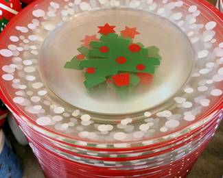 Christmas plates