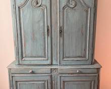 Swedish Painted Two Door Cabinet
