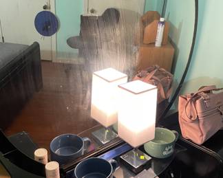 Vanity, Modern Lamp, Hair Accessories, Ladies Purse