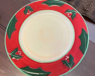 Christmas Luncheon Plates