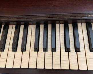 Estey International Awards Console Piano with Original Keys